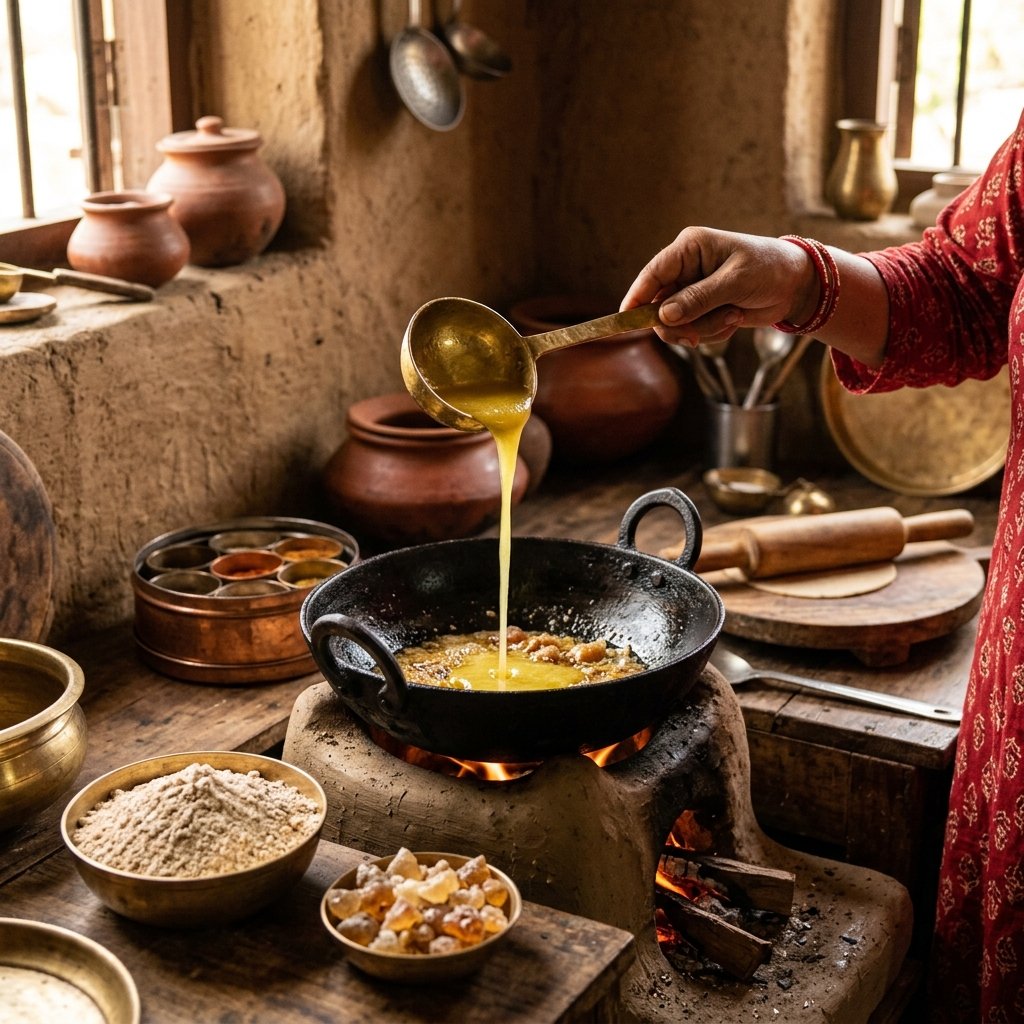 Authentic preparation in pure ghee